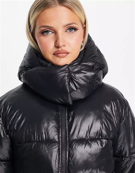 Pin by Ruba Muz on Down | Girls black coat, Puffer jackets, Puffer