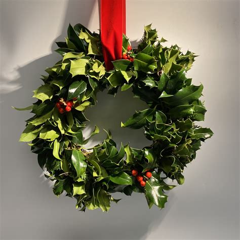 Holly Wreath | Christmas Wreath | The Brighton Flower Company