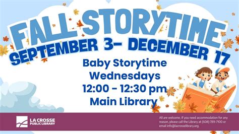 Baby Storytime, 800 Main St, La Crosse, WI, United States, Wisconsin ...