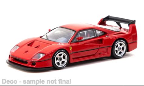 Diecast model cars Ferrari F40 1/18 Tecnomodel LM rot/weiss 1996 1:18 - Alldiecast.co.uk