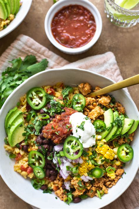 Mexican Ground Chicken and Rice Bowls — My Diary of Us