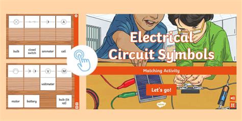 Electrical Circuit Symbols Matching Interactive Game