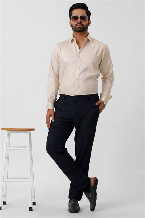 Flexi Fit Navy Blue Stretchable Trousers | Stretchable Pants