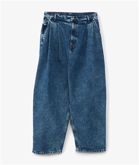 Blue Hed Mayner Pleated Denim Jeans | SVD