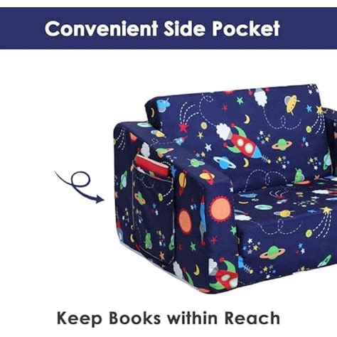 decalsweet Kids Couch Convertible Sofa to Lounger India | Ubuy