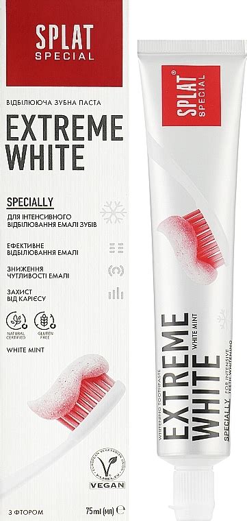 SPLAT Extreme White Toothpaste - Toothpaste | Makeup.uk