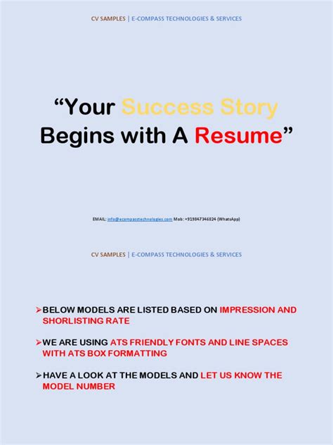 Image result for CV Sample PDF