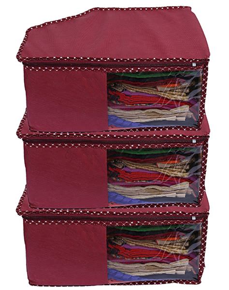 Kuber Industries Non-Woven Blouse Cover Bag|Cloth Organizer|Clothes ...