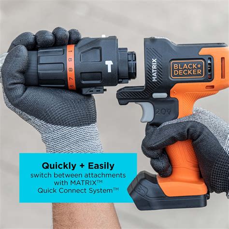 Matrix Hammer Drill Multi-Tool Attachment With Storage Case | BLACK+DECKER