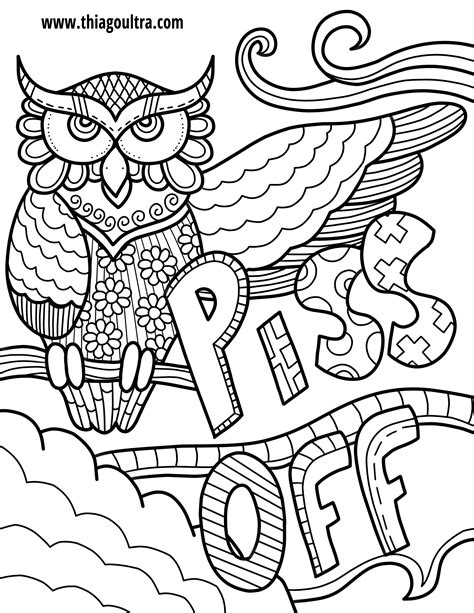 Cuss Word Coloring Pages Free at tanesmeraldablog Blog