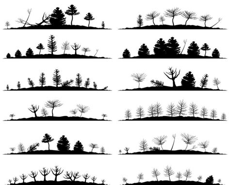 Image result for Tree Line Art Vector
