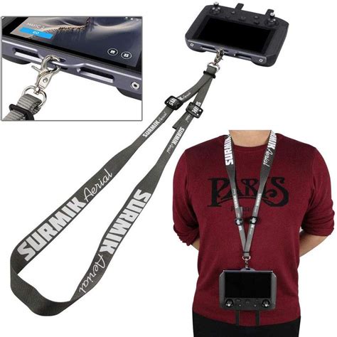 Sure RC Surmik Neck Strap Aluminum Bracket and Neck Strap (Lanyard ...