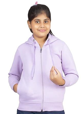 ADBUCKS Rich Cotton Full Sleeves Zipper Sweatshirt for Girls and Boys ...