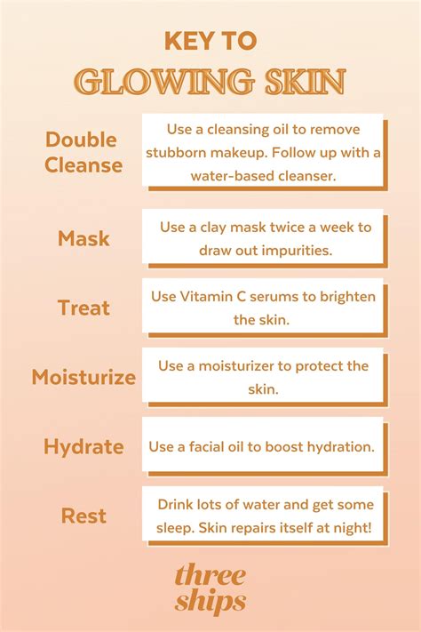 Skincare Routine Guide + Tips for Glowing Skin | Hair and skin vitamins, Skin care order, Skin ...