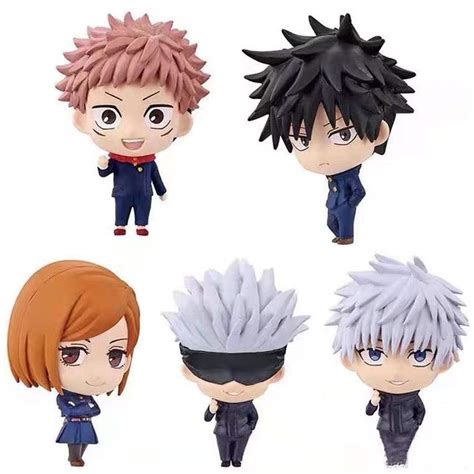 Buy Anime Figure, Gojo Satoru Itadori Yuji Fushiguro Megumi Figures ...