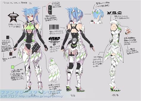 Image result for PSO2 Concept Art Cast