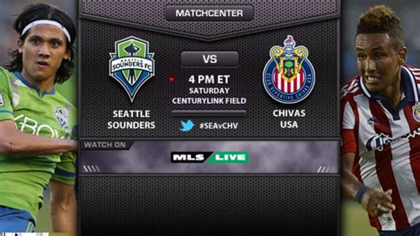 Preview: Seattle, Chivas set for Saturday afternoon rematch | MLSSoccer.com
