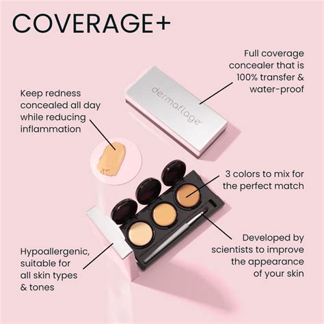 Buy DERMAFLAGE COVERAGE+ Rosacea and Redness Makeup Infused With Cream ...