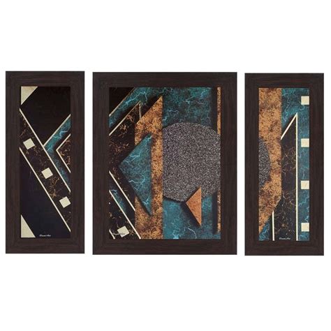 Wens 'Colourful Decor' Wall Art (MDF, 30 cm x 34 cm x 1.5 cm, WSP-4253 ...