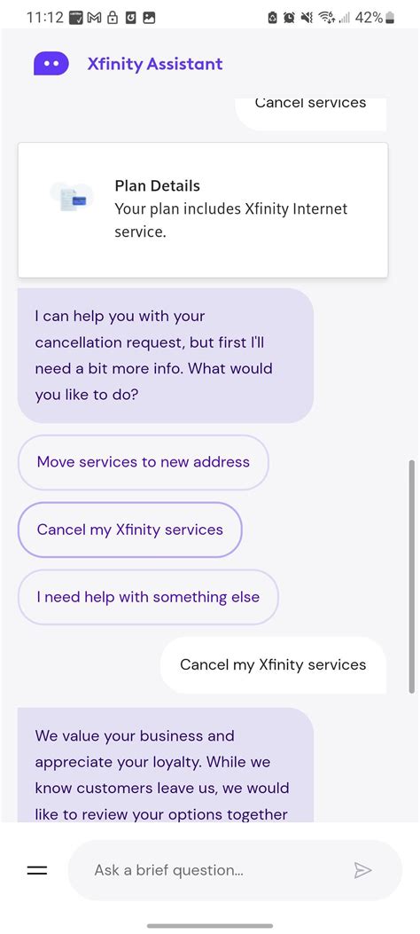 Xfinity will not cancel my services via the support bot, support staff tell me they can't cancel ...