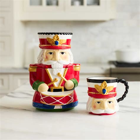 Ceramic Nutcracker Mug 17oz | Classic Christmas | At Home