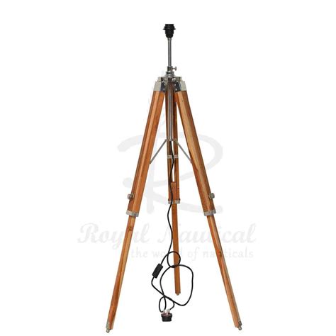Buy NauticalMart wooden tripod floor lamp stand nautical home and ...