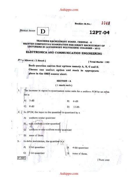 Image result for TRB Polytechnic Exam Part a Question Pattern in Maths