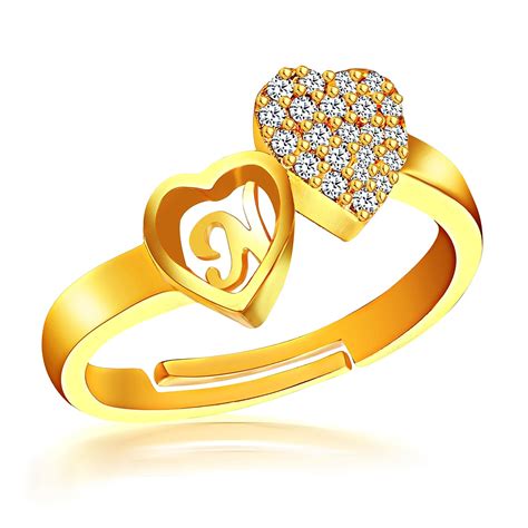 MEENAZ N Rings for Women Girls Couple girlfriend Wife lovers Valentine ...