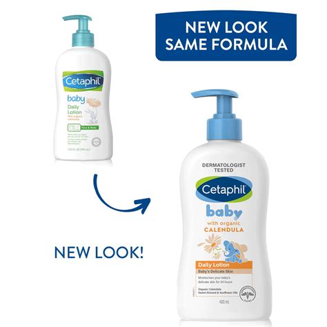 Buy CETAPHIL BABY DAILY LOTION (WITH ORGANIC CALENDULA) - 400ML Online ...