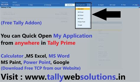 (Free Tally Addon) Quick Open Calculator MS Excel MS Word MS Paint ...