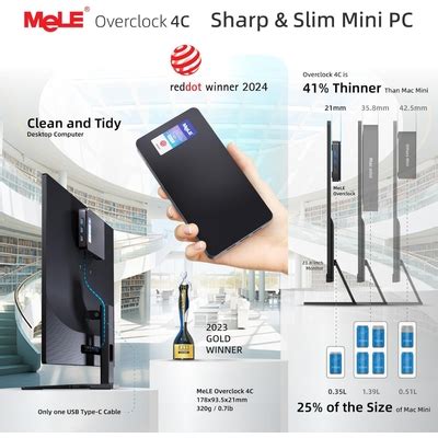 MeLE Mini PC Overclock4C N100 (up to 3.4GHz) with India | Ubuy