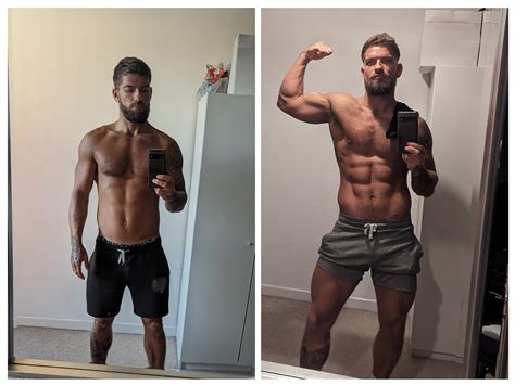 M/18/6’0” [202lbs to 154lbs] (1 year) : r/Brogress