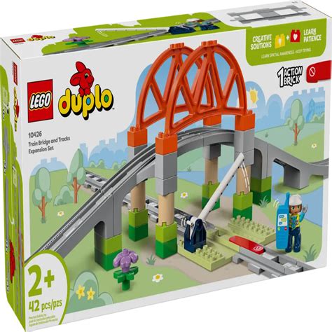 Lego 10426 Duplo Train Bridge and Tracks Expansion Set (42 Pieces) — Toycra