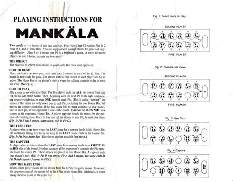 Mancala Rules Printable - Printable Templates