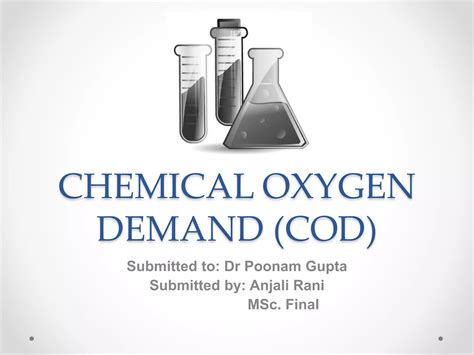 Chemical oxygen demand(COD) | PPTX