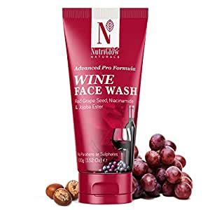 NutriGlow NATURAL'S Advanced Pro Formula Wine Face Wash for Daily Use ...