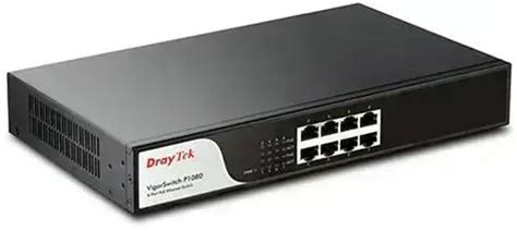 DrayTek VIGORSWITCH-P1090 POE Switch 10/100/1000 8Ports