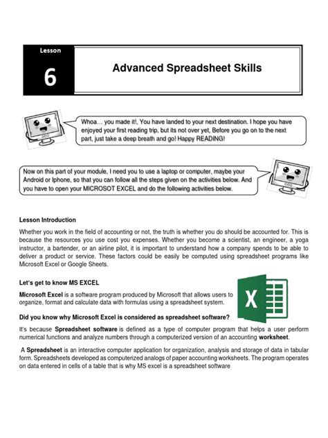 Image result for Excel Lessons PDF