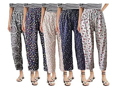 Buy US Trends Women's Full Night Pant for Casual and Sleepwear Combo ...