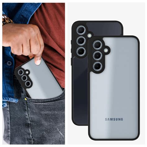 Best Samsung Galaxy M55 / F55 Back Cover Case | Hybrid - Clear