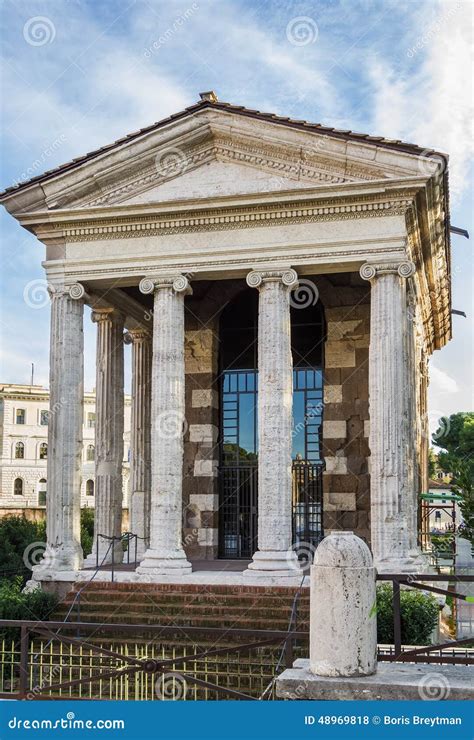 Temple of Portunus, Rome stock photo. Image of history - 48969818