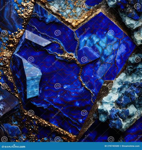 Lapis Lazuli Texture, Blue Stone Background, Lazure Gem Slice, Dark ...