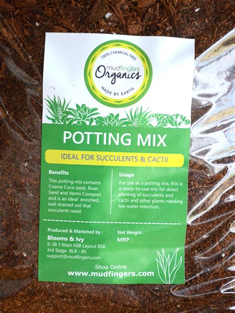 Soil Potting Mix (Succulents & Cactii) - 5 kg — Mudfingers