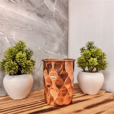 Copper Utensils - Etching Glass, Sugar Pot, Tulip Pot, Unique