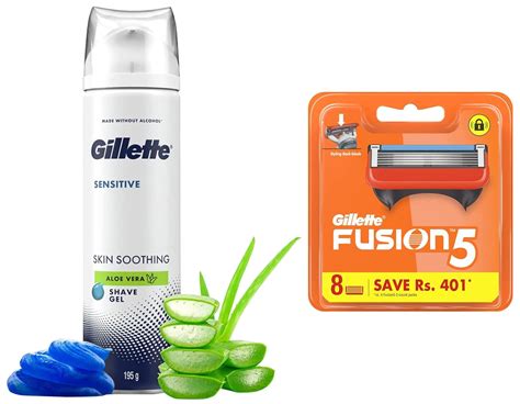 Gillette Fusion Manual Blades for men - 8 count for Perfect Shave and ...