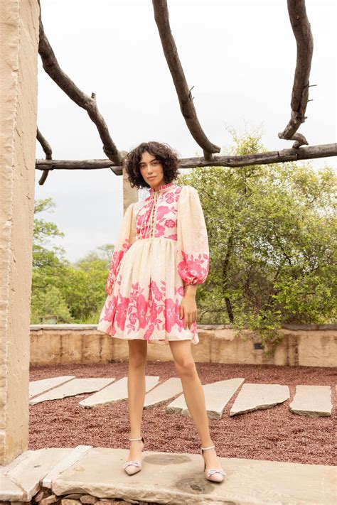 Pastel Floral Short Dress – Jorasa India