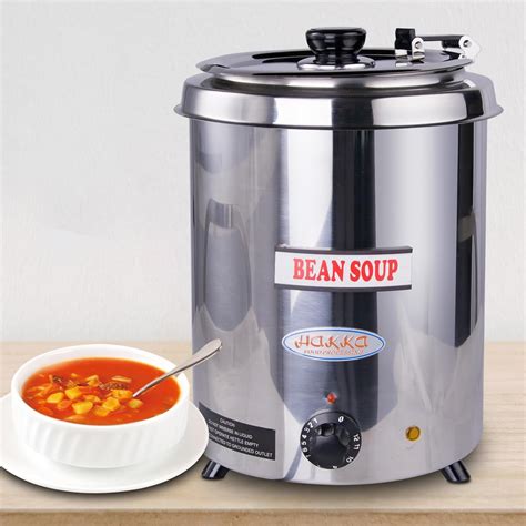 Amazon.com: EASYROSE 6Qt Soup Warmers Commercial Soup Kettle Warmer with Hinged Lid and ...