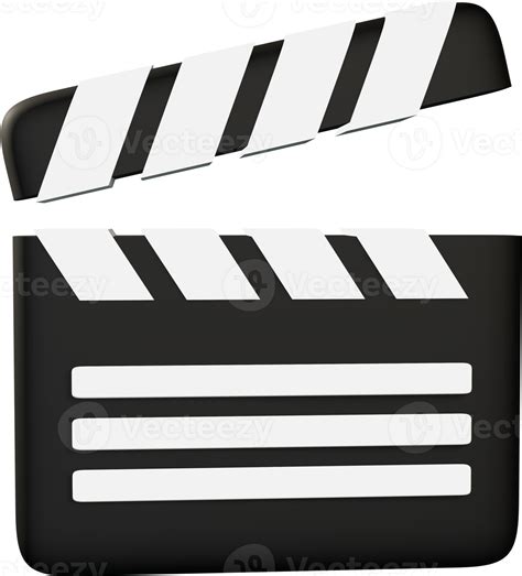 Movie take 3D icon. 14577486 PNG