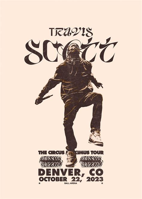 Travis Scott Poster Travis Scott Digital Poster Print Album Cover Wall ...