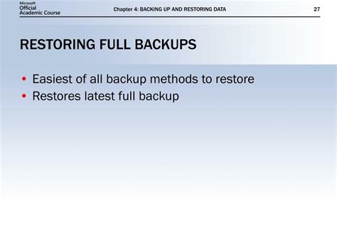Image result for Backing Up Restoring Files